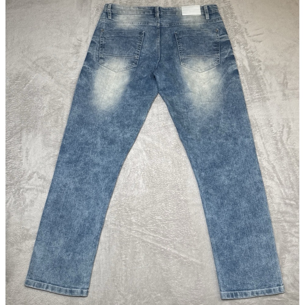 Southpole Skinny Denim Jeans Men Tag 32x30 Faded Streetwear Skater Fit 34x29.5